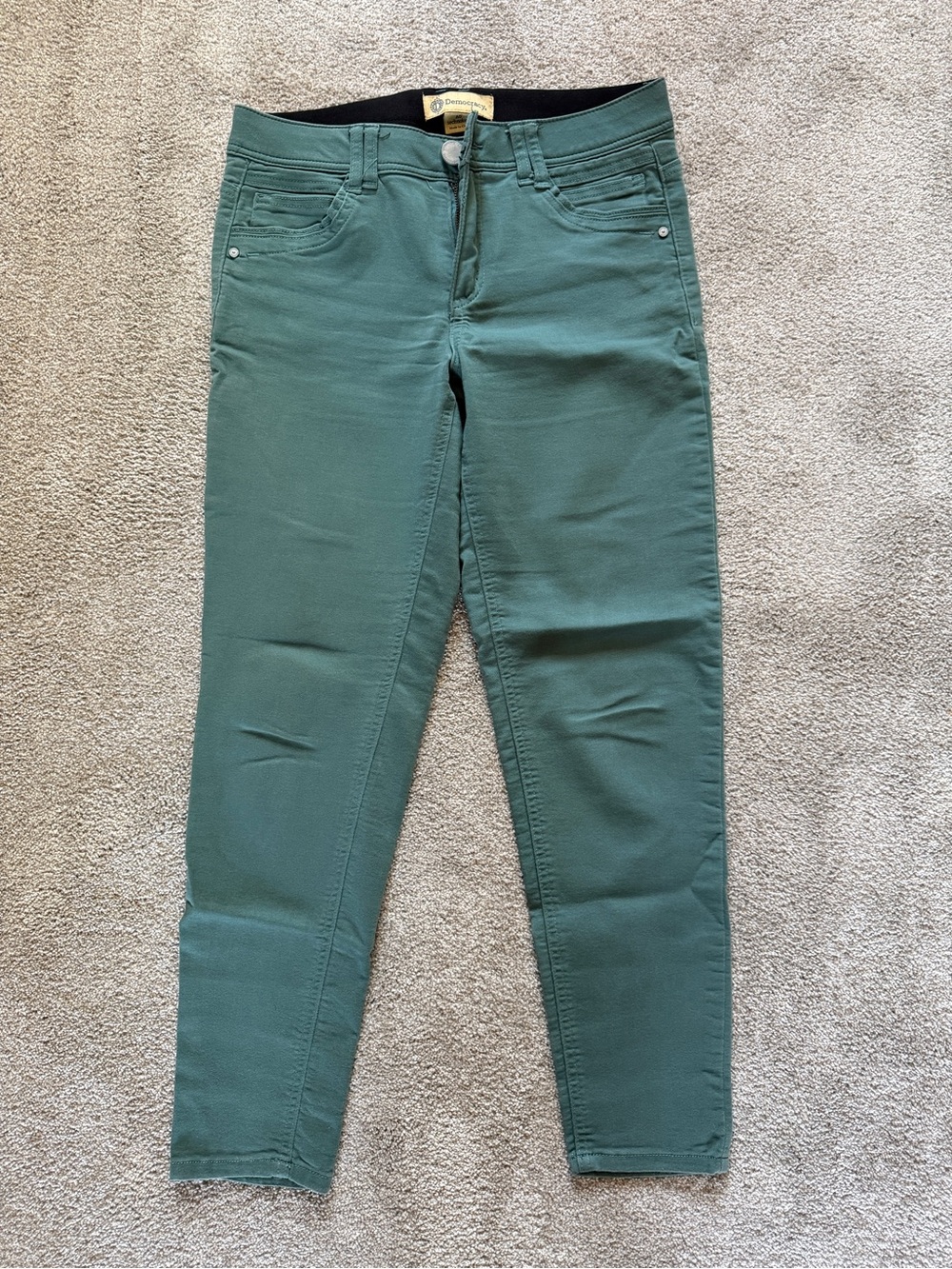Democracy Teal Skinny Jeans